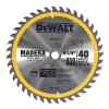 DISCO DE SIERRA, 8-1/4 PULG, EJE 1 PULG ADAPTADOR DE 5/8 PULG, 40 DIENTES DE CARBURO, P/MADERA. MARCA DEWALT