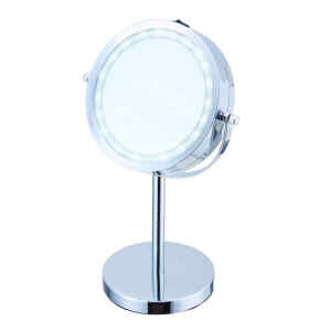 Espejo con Luz Led redondo para maquillaje – ELLE