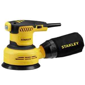 LIJADORA ROTO-ORBITAL, VELOCIDAD VARIABLE, 5 PULGAGAS, 300 WATTS, 13,000 OPM. MARCA STANLEY