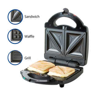Sandwichera multifuncional de acero inoxidable – PREMIUM