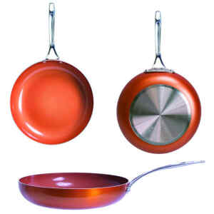 Sarten de 11″ con revestimiento de cobre de cerámica – EUROHOME