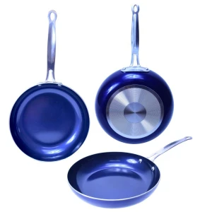 Sarten de 9.5″ con revestimiento en cerámica Azul – EUROHOME