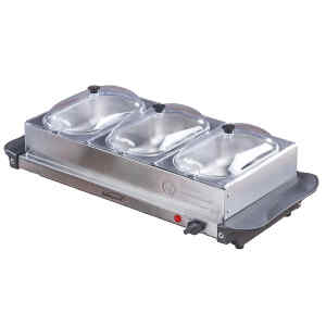 Servidor para buffet de 3 bandejas MARCA BRENTWOOD