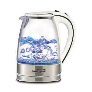Tetera electrica de vidrio de 1,7 L. – BRENTWOOD