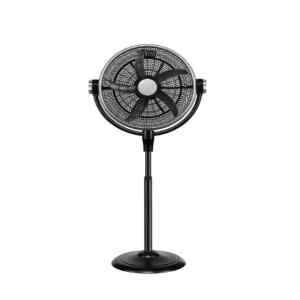 Ventilador de pedestal de 20″ Negro – PREMIERE BY ABM