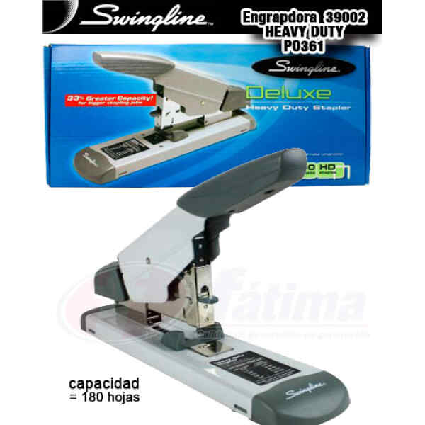Engrapadora Industrial Y Pared Swingline P0361 39002/39001 Heavy Duty, Gris X 1 Engrapadora Industrial Y Pared Swingline P0361 39002/39001 Heavy Duty, Gris X 1