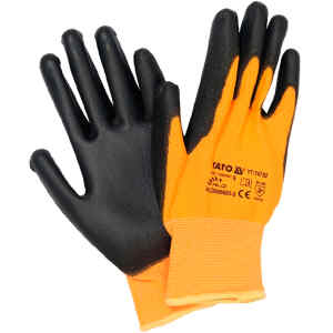 Guante Touch Poliuretano 9plg. | YT-74752 – YATO