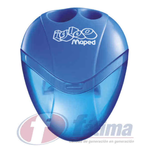 Sacapuntas Maped 534756 I-Gloo Grande  2 Agujeros C/Deposito, Colores Surtidos X 1