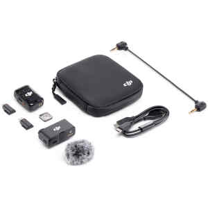 Microfono Mic 2 (1 TX + 1 RX) Negro Sombra | DJI