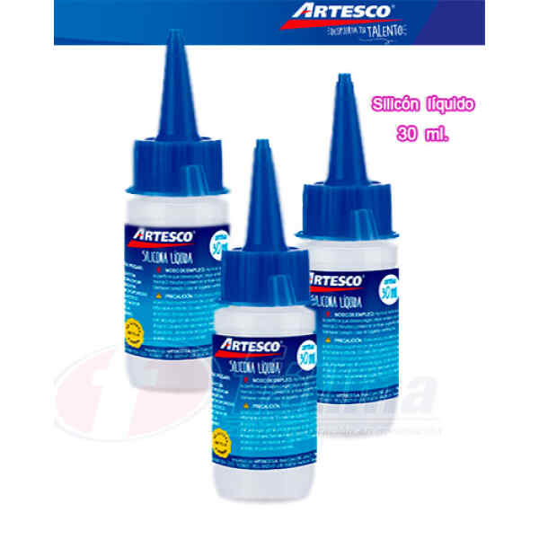 Silicon Liquido Artesco 16326001 Transparente 30 Ml, Transparente X 1