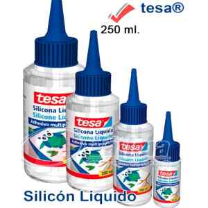 Silicon Liquido Tesa 59623 Transparente 250 Ml, Transparente X 1