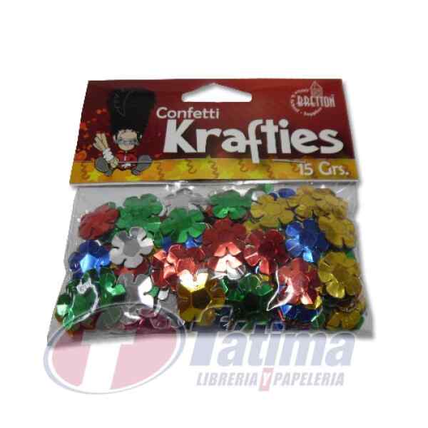 Diamantina Bretton Confetti Bolsa 15 Gr  Flores, Surtidos X 1