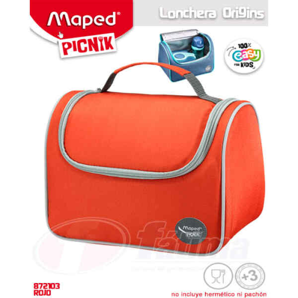 Lonchera Origins Maped 872103 Picnik, Rojo X 1