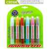 Crayon Barrilito Cry6M Pinta Caritas, 6 Colores Metalicos X 1