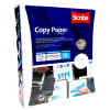 Papel Bond Scribe Copy Paper Plus Carta 75 Gramos 97% Blancura Px500, Blanco X 1