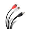 Cable De Audio Plug 3.5Mm A 2 Plugs Rca 1.8M Cable De Audio Plug 3.5Mm A 2 Plugs Rca 1.8M