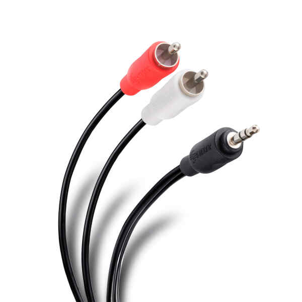 Cable De Audio Plug 3.5Mm A 2 Plugs Rca 1.8M Cable De Audio Plug 3.5Mm A 2 Plugs Rca 1.8M
