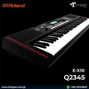 Teclado Arreglista Portatil 61 Notas Altavoces Estereo Puerto USB | E-X10 – ROLAND