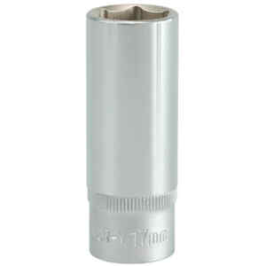 Copa Larga Hexagonal 17mm 3/8plg. 6 PT CRV | YT-3831 -YATO