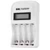 Cargador Smart p/4 Baterias AA,AAA, NI-MH, NI-CD (no incluye baterias) | EBL
