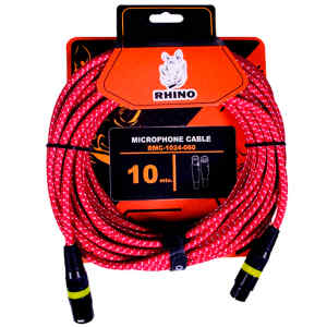 Cable Microfono Rmc 1024 060 XLR XLR 10M C29 SEDA RD | RHINO