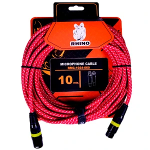 Cable Microfono Rmc 1024 060 XLR XLR 10M C29 SEDA RD | RHINO Cable Microfono Rmc 1024 060 XLR XLR 10M C29 SEDA RD | RHINO