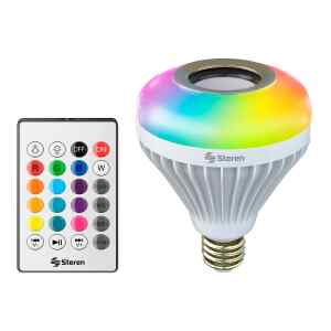 Lampara Rgb Con Bocina Bluetooth Y Contr