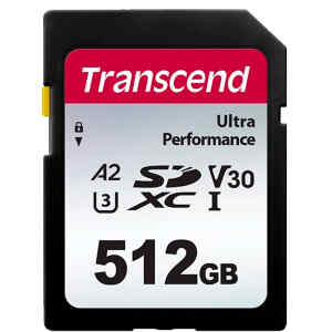 Memoria SD 512Gb UHS-I U3 A2 | TS512GSD340CS – TRANSCEND