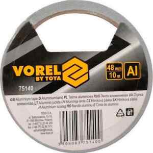 Cinta de Aluminio 2x10mts | 75140 – VOREL
