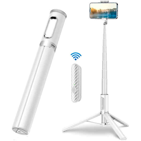 Tripode, palo selfie para telefono, todo en 1 de 60plg. con control remoto | TONEOF