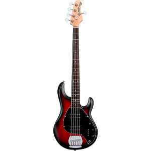 Bajo HH In Ruby Red Burst Satin | RAY5HH-RRBS-R1 – STERLING STINGRAY