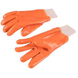 Guante de Nitrilo para Uso Rudo 9plg. Talla L | 76129 – KENDO