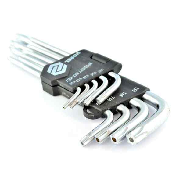 Llave Torx Hembra Larga 9pcs | 56478 – VOREL