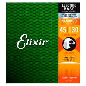 Cuerdas Nanoweb para Bajo 5 Stainless Steel | 14777 – ELIXIR