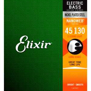 Cuerdas para Bajo Electrico Nanoweb 5 | 14202 – ELIXIR