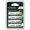 Paquete de 4 Pilas Recargables de Alta Capacidad AA NiMH 2500 mAh | STEREN