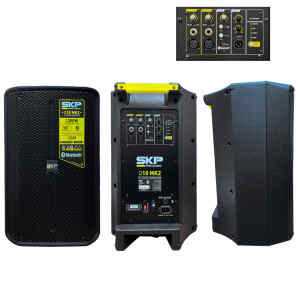 Bocina 10plg. DSP, 3 can. Tws 1300W 110V/220 Bluetooth | SKP
