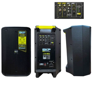 Bocina 10plg. DSP, 3 can. Tws 1300W 110V/220 Bluetooth | SKP