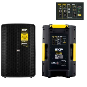 Bocina 12plg. DSP 3can. Tws 1400W 110V/220 Bluetooth | SKP