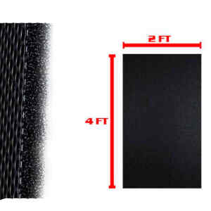 Rejilla para Bocina con Esponja 2×4 Negro | GR-2400SP – N.A.