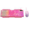 Teclado y Mouse Wired Spanish USB Pink Gaming-XTK-540S | Xtech