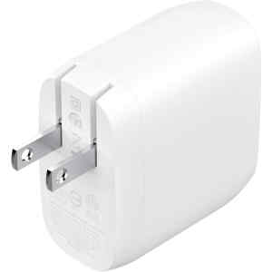 Adaptador de corriente tecnologia PPS 60 vatios 2.7A Fast Charge (2 USB-C) blanco | Belkin