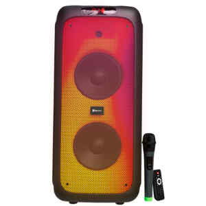 Bocina KLS-662 Black 8inch Portable Wls Mic | Klip Xtreme