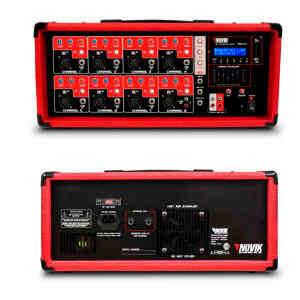 Consola 8 Canales C/ USB/BT/SD/MP3 500W | NOVIK