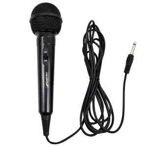Microfono Alambrico Unidireccional Negro | M-12-1001N – MITZU