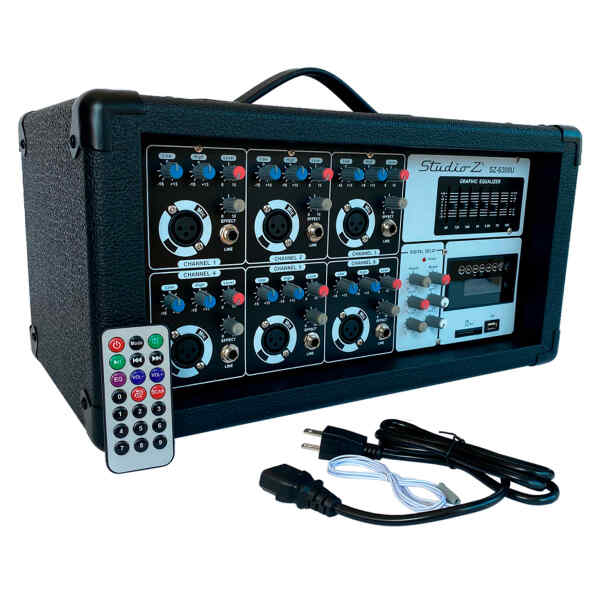 Cabezal 8 Canales 1000W MP3/BT/FM | STUDIO Z