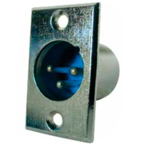 Receptor para Plug Microfono 3 Pines, Macho | M-70