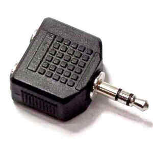 Plug 3.5mm Hembra Doble a 3.5mm Stereo | P-250 – N.A.