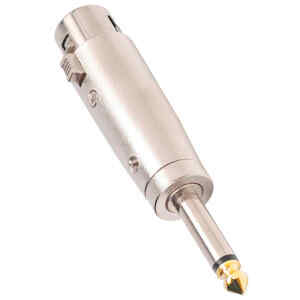 Adaptador XLR Hembra a 1/4plg. Macho Mono | AD-130XT – TMC