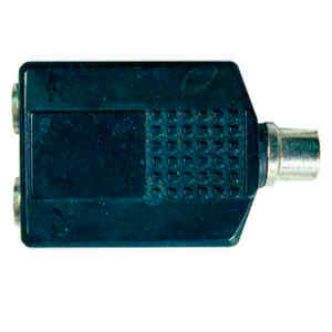 Plug RCA Hembra a 1/4 Hembra Doble | P-255 – N.A.